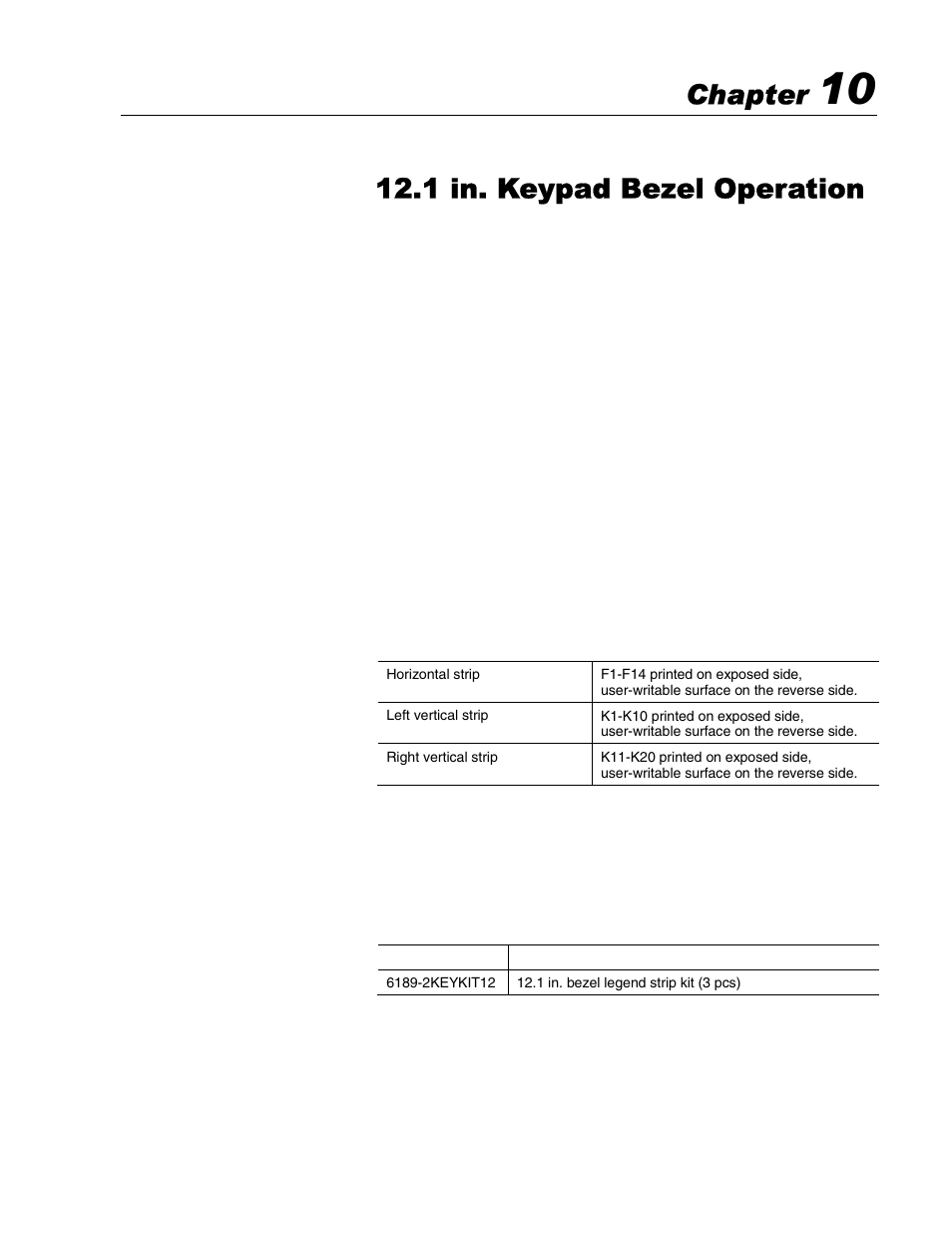 1 in. keypad bezel operation, Chapter | Rockwell Automation 6181 Industrial Computer User Manual | Page 83 / 144