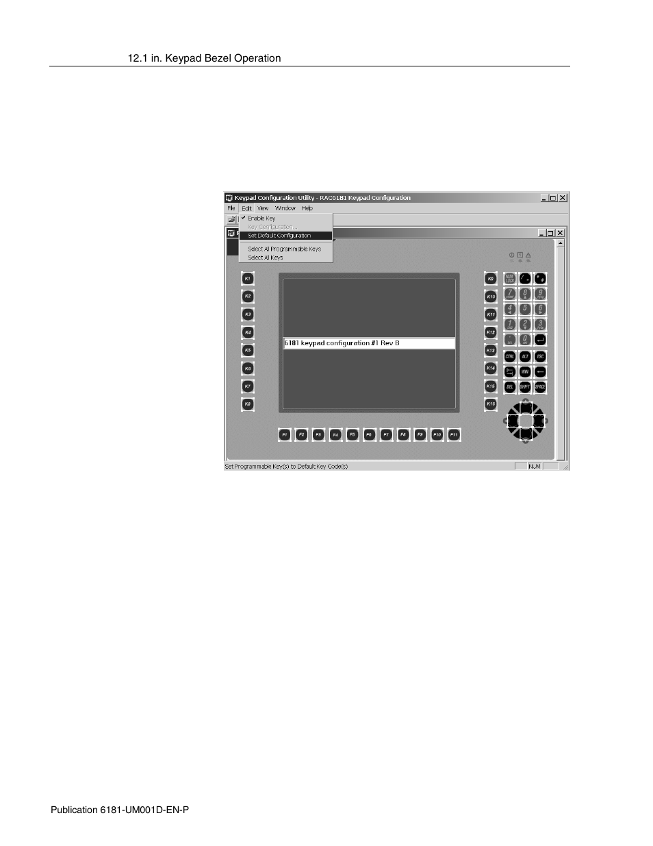 Set the default configuration for any key | Rockwell Automation 6181 Industrial Computer User Manual | Page 94 / 144