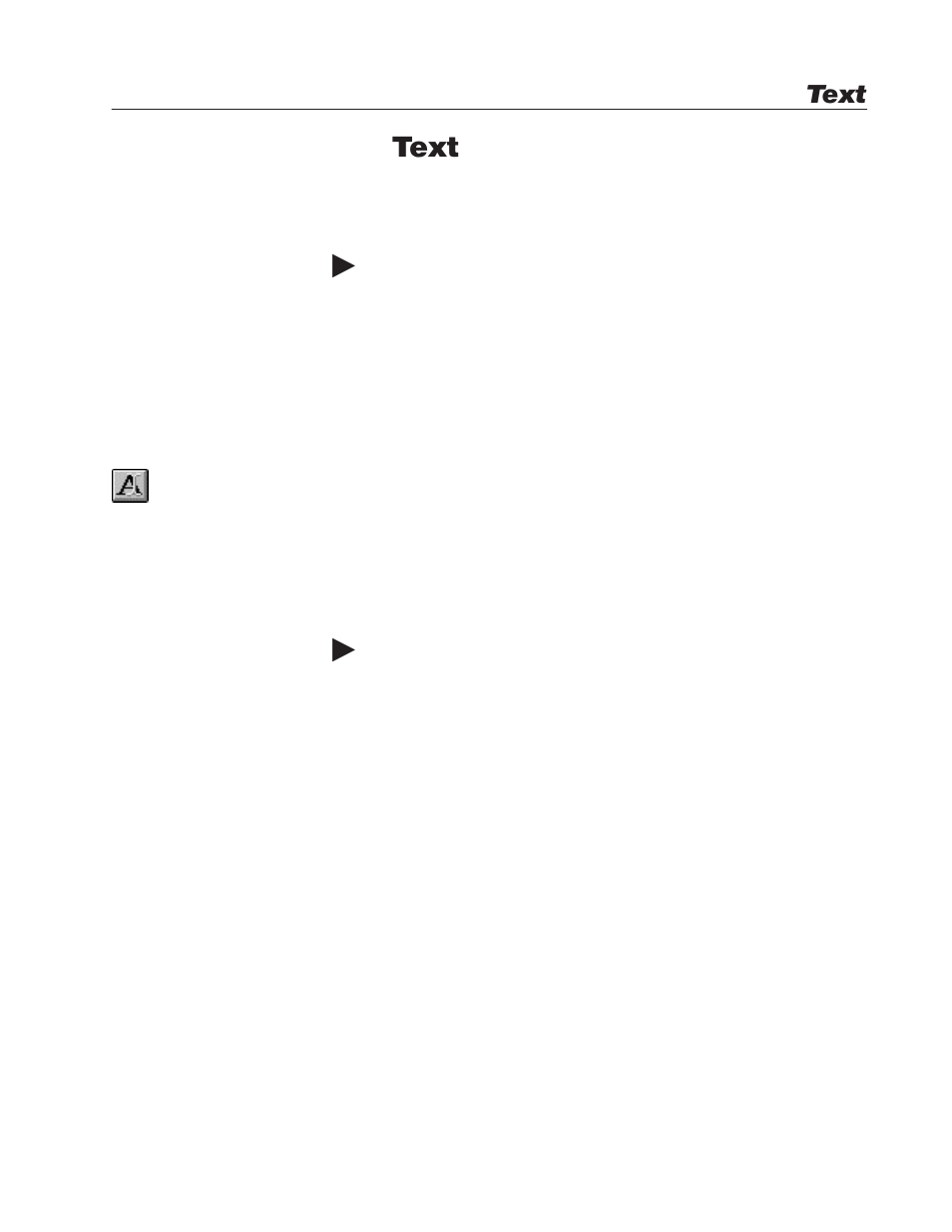 Text, About text | Rockwell Automation 2711E-ND1 PanelBuilder 1400E Reference Manual User Manual | Page 152 / 185