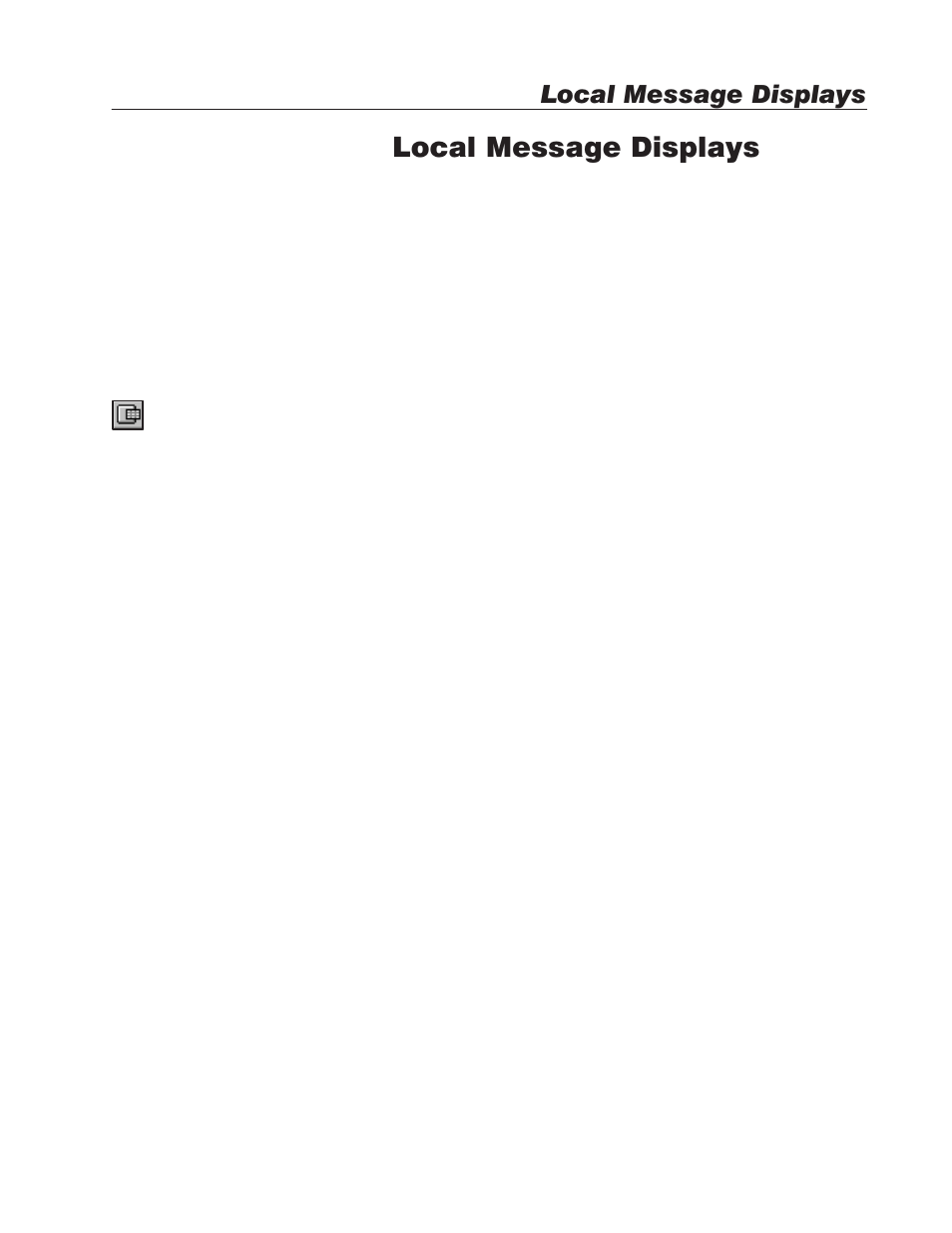 Local message displays, About local message displays | Rockwell Automation 2711E-ND1 PanelBuilder 1400E Reference Manual User Manual | Page 51 / 185