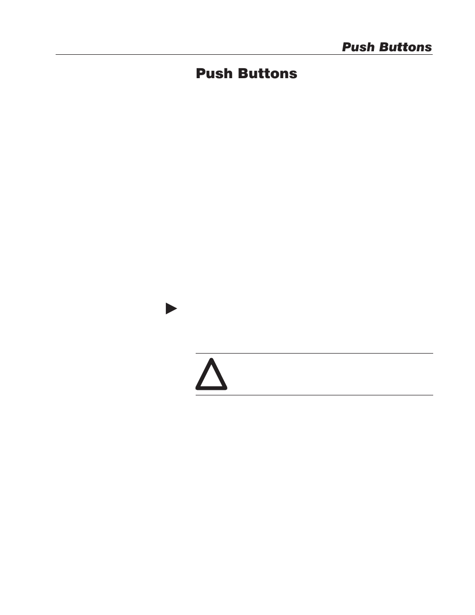 Push buttons, About push buttons | Rockwell Automation 2711E-ND1 PanelBuilder 1400E Reference Manual User Manual | Page 87 / 185