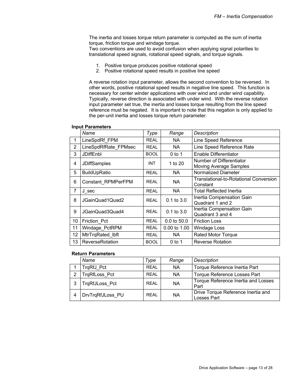 Rockwell Automation 9329 Drive Application Software Inertia Comp Imperial Units User Manual | Page 13 / 28