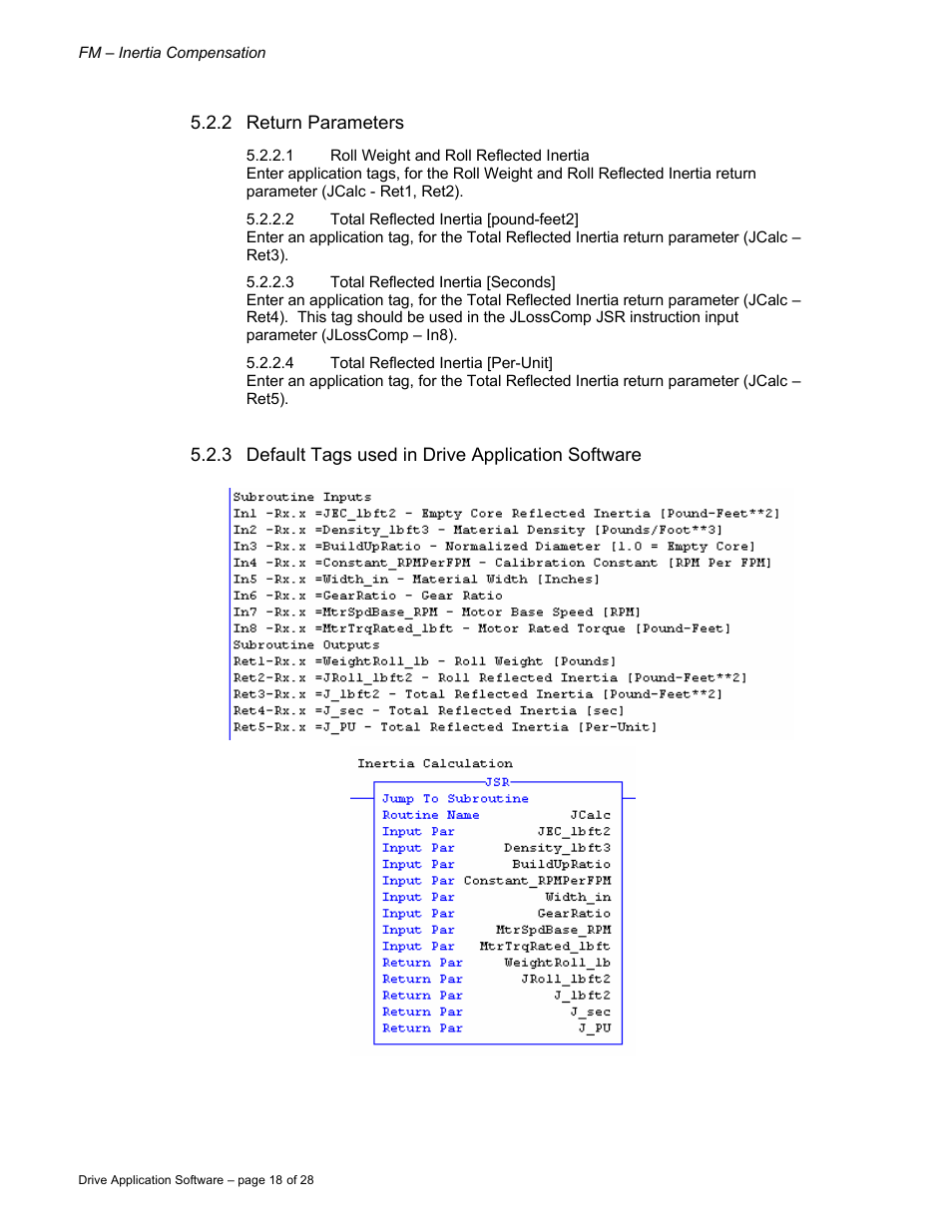 Rockwell Automation 9329 Drive Application Software Inertia Comp Imperial Units User Manual | Page 18 / 28