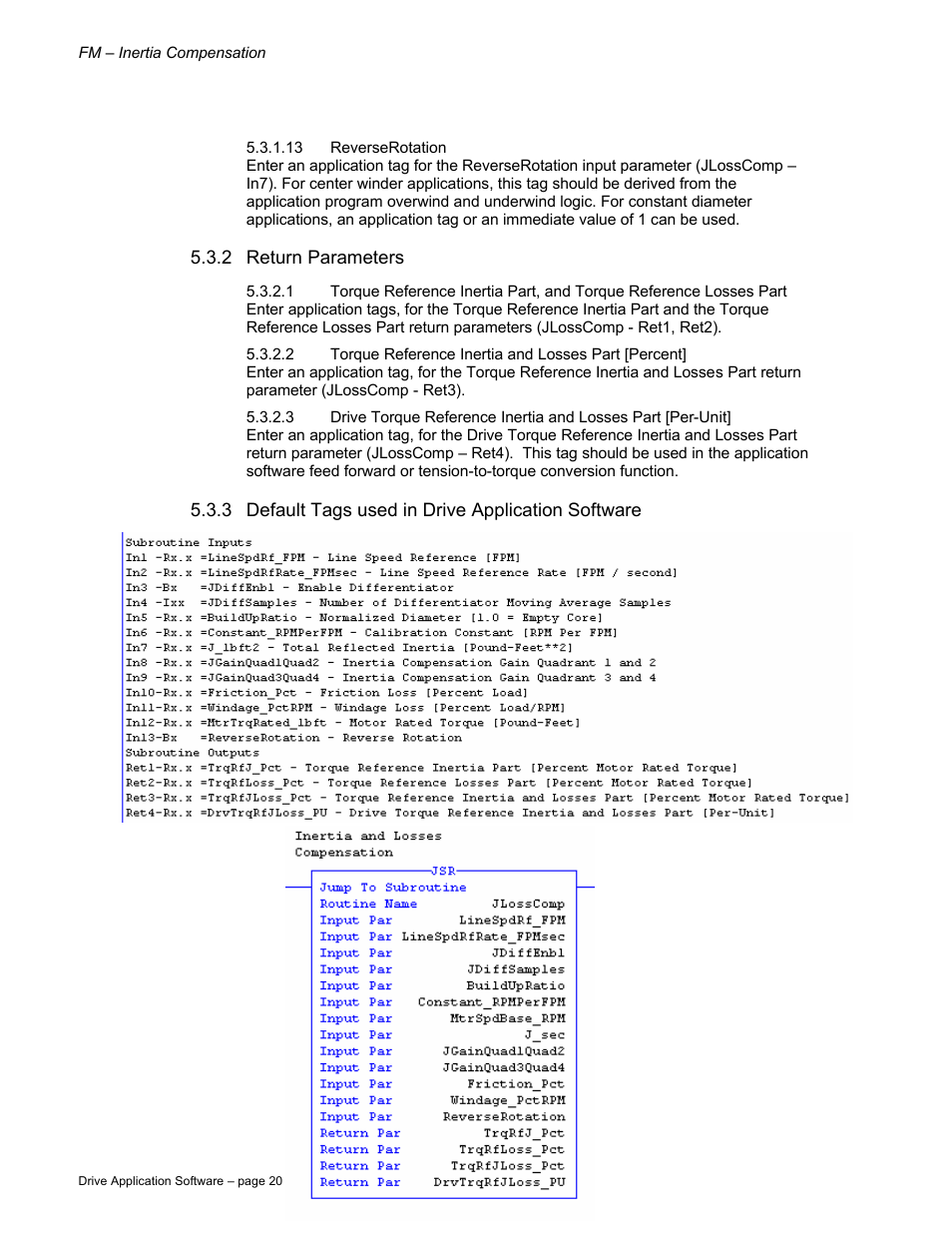 Rockwell Automation 9329 Drive Application Software Inertia Comp Imperial Units User Manual | Page 20 / 28