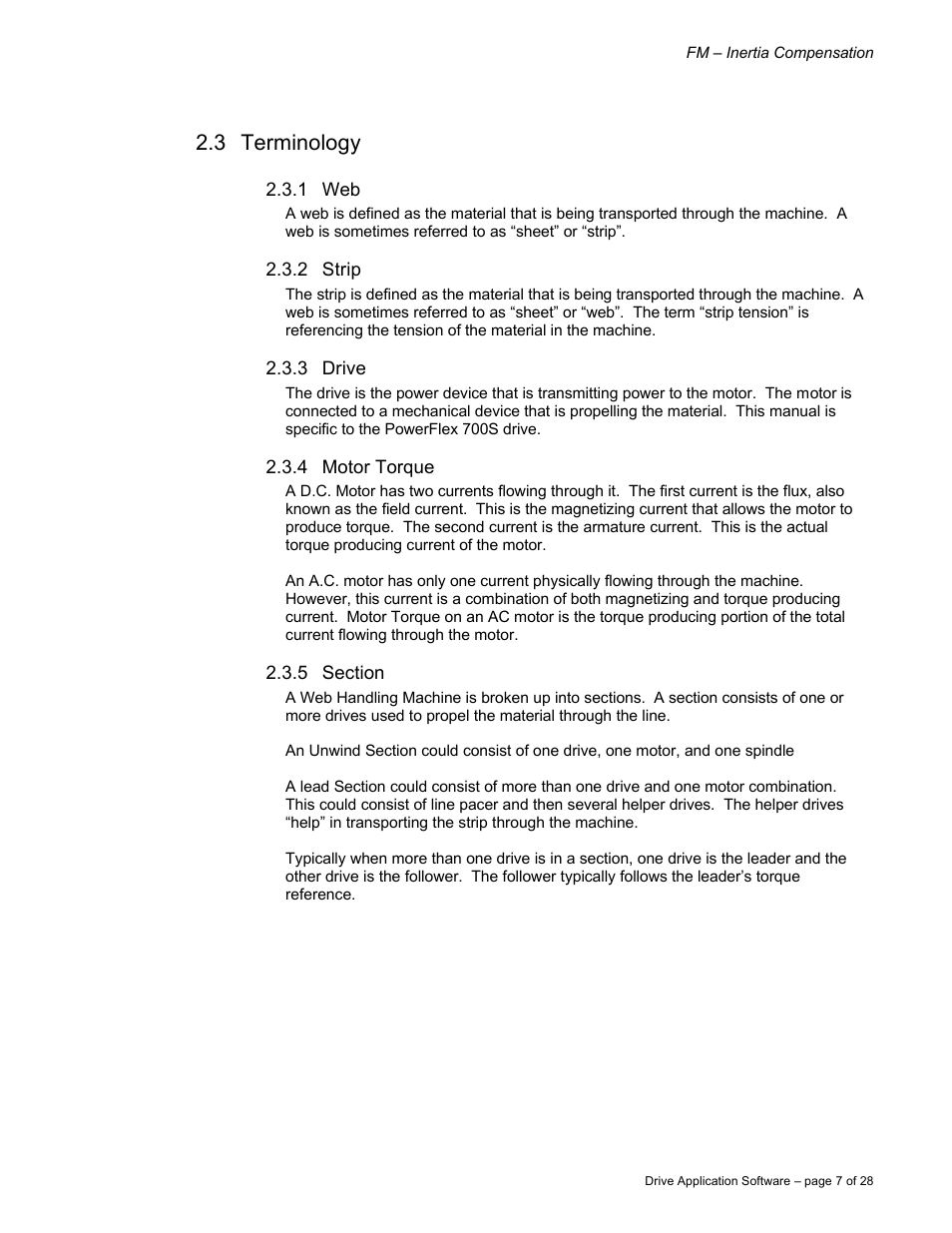 3 terminology | Rockwell Automation 9329 Drive Application Software Inertia Comp Imperial Units User Manual | Page 7 / 28