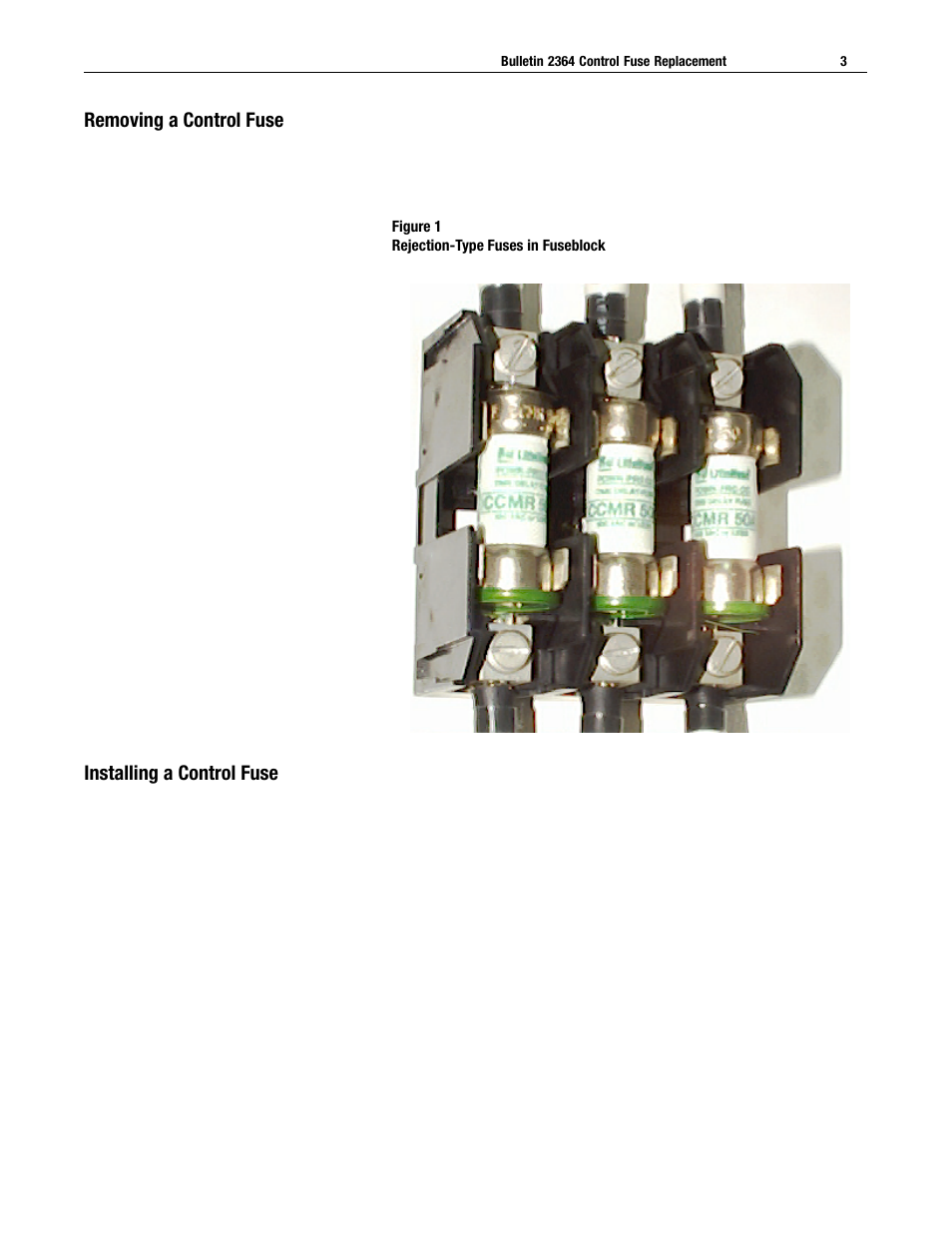 Rockwell Automation 2364 Control Fuse Replacement User Manual | Page 3 / 4