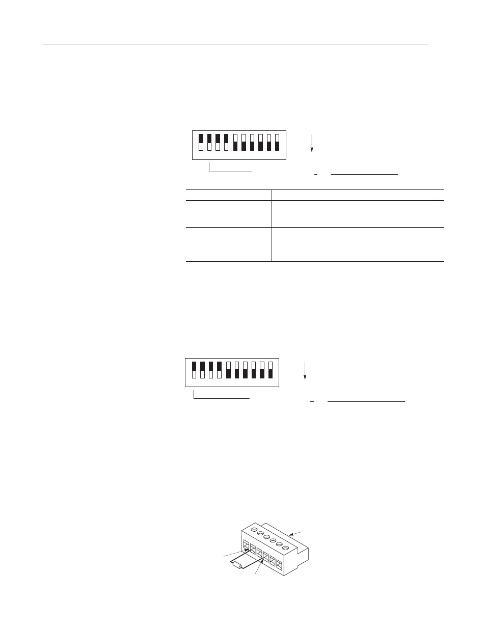 Devicenet termination, Setting the output fault state, Setting the output flash rate | Rockwell Automation 2705-DN42 DeviceNet Interface Communicaton Board User Manual | Page 6 / 15