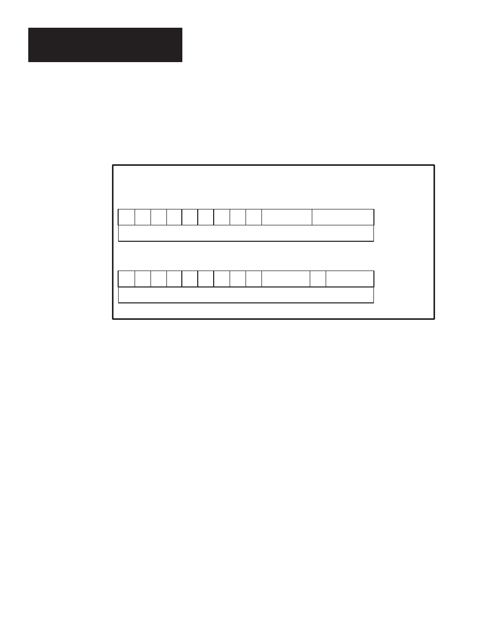 Rack, Input and output image tables, Integer data – with stored message | Rockwell Automation 2705 REDIPANEL KEYPAD MODULE USER MANUAL User Manual | Page 72 / 93