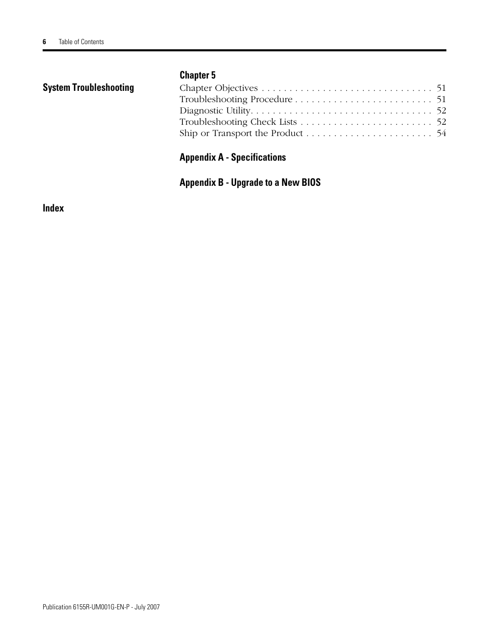 Rockwell Automation 6155R Industrial Non-display Computers User Manual | Page 6 / 64