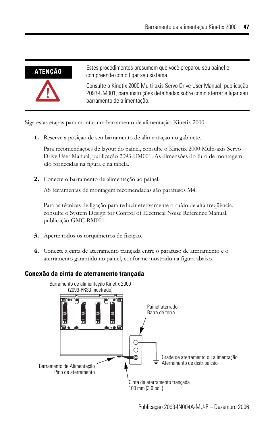Rockwell Automation 2093-PRSxx Kinetix 2000 Power Rail Installation Instructions User Manual | Page 47 / 76