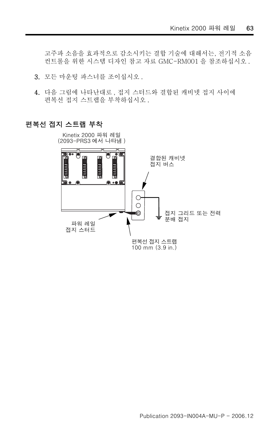 Rockwell Automation 2093-PRSxx Kinetix 2000 Power Rail Installation Instructions User Manual | Page 63 / 76