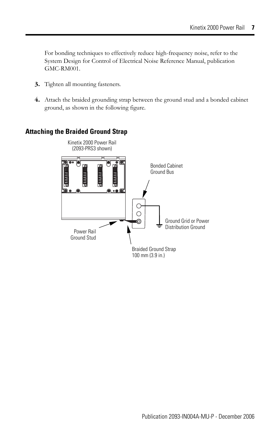 Rockwell Automation 2093-PRSxx Kinetix 2000 Power Rail Installation Instructions User Manual | Page 7 / 76