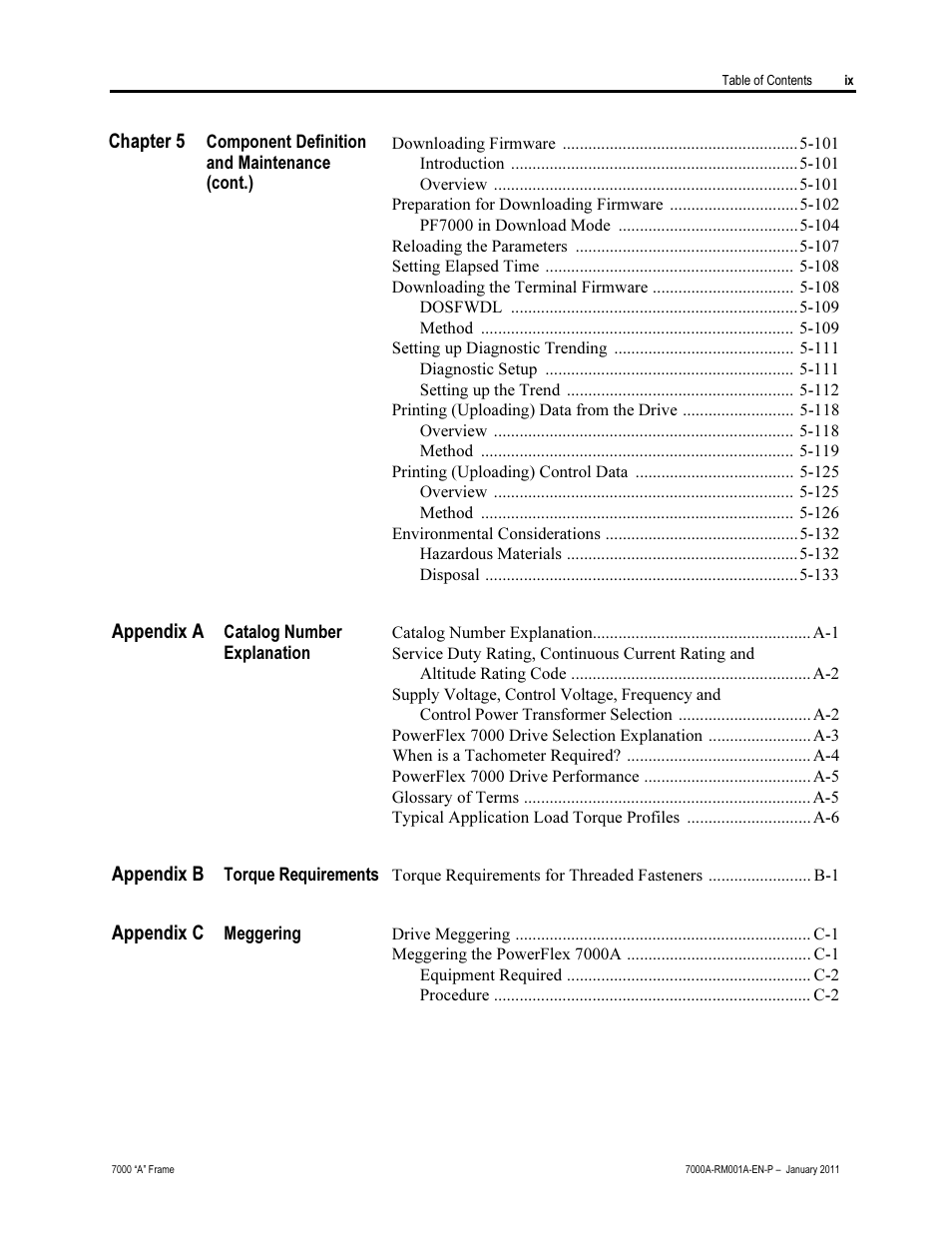 Rockwell Automation 7000A PowerFlex Medium Voltage AC Drive - Air-Cooled (A Frame) User Manual | Page 11 / 412