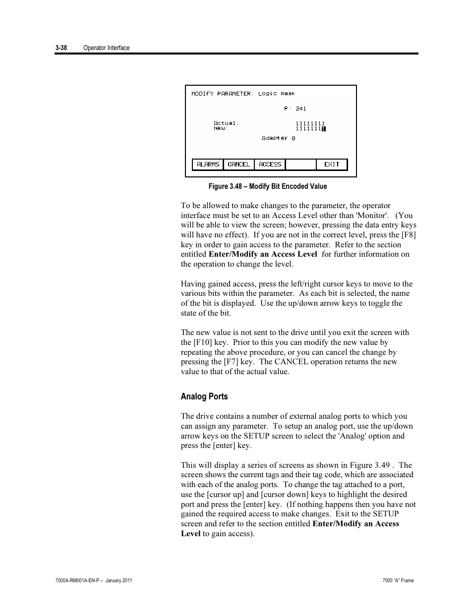 Analog ports | Rockwell Automation 7000A PowerFlex Medium Voltage AC Drive - Air-Cooled (A Frame) User Manual | Page 112 / 412