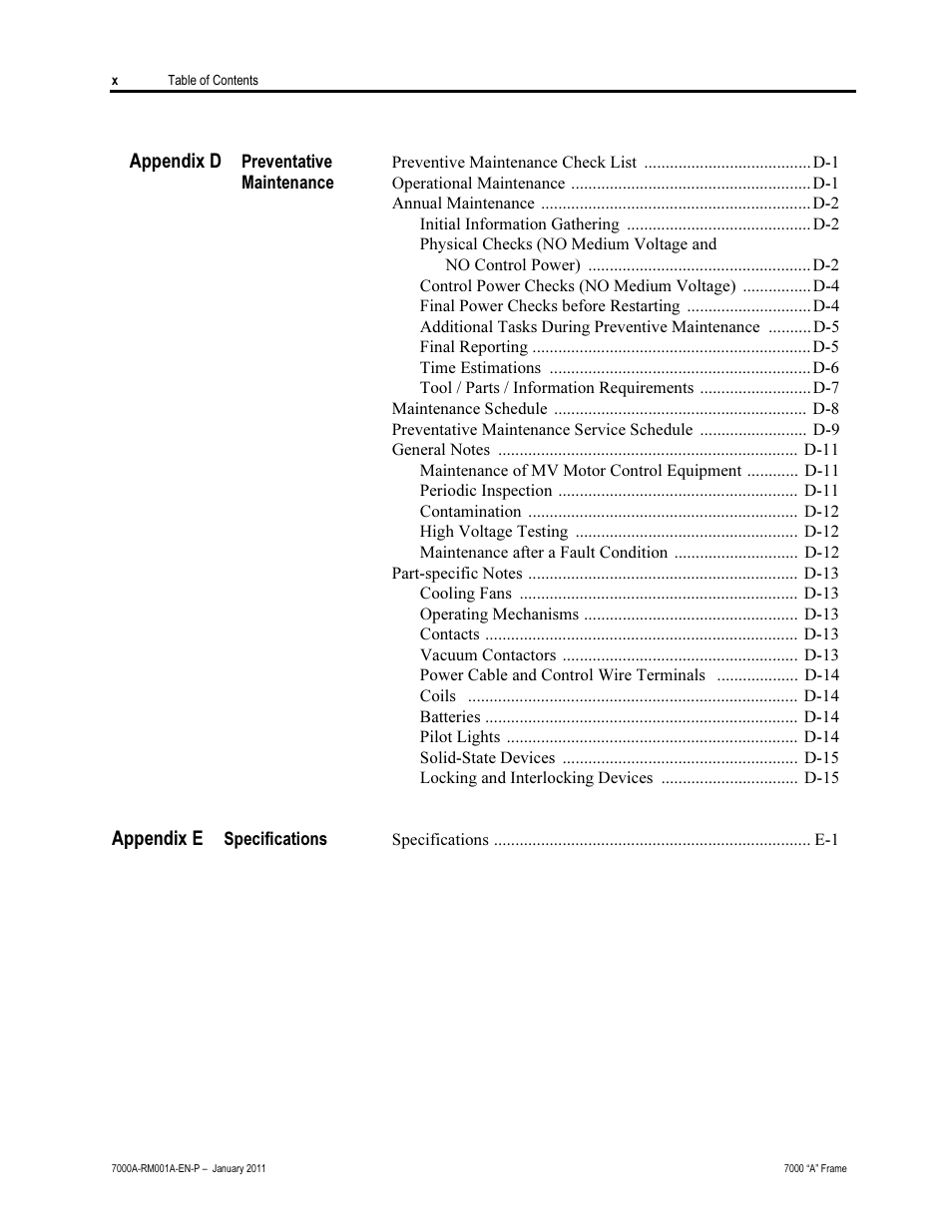 Rockwell Automation 7000A PowerFlex Medium Voltage AC Drive - Air-Cooled (A Frame) User Manual | Page 12 / 412