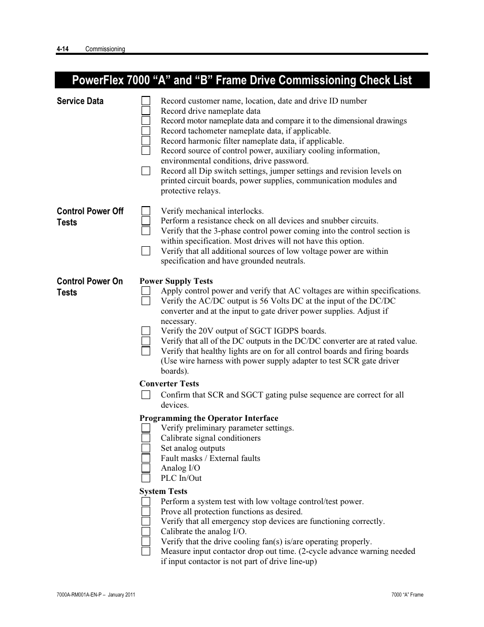 Rockwell Automation 7000A PowerFlex Medium Voltage AC Drive - Air-Cooled (A Frame) User Manual | Page 168 / 412