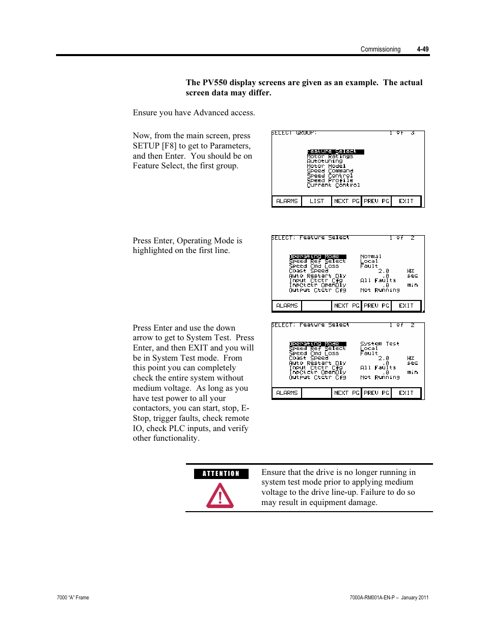 Rockwell Automation 7000A PowerFlex Medium Voltage AC Drive - Air-Cooled (A Frame) User Manual | Page 203 / 412
