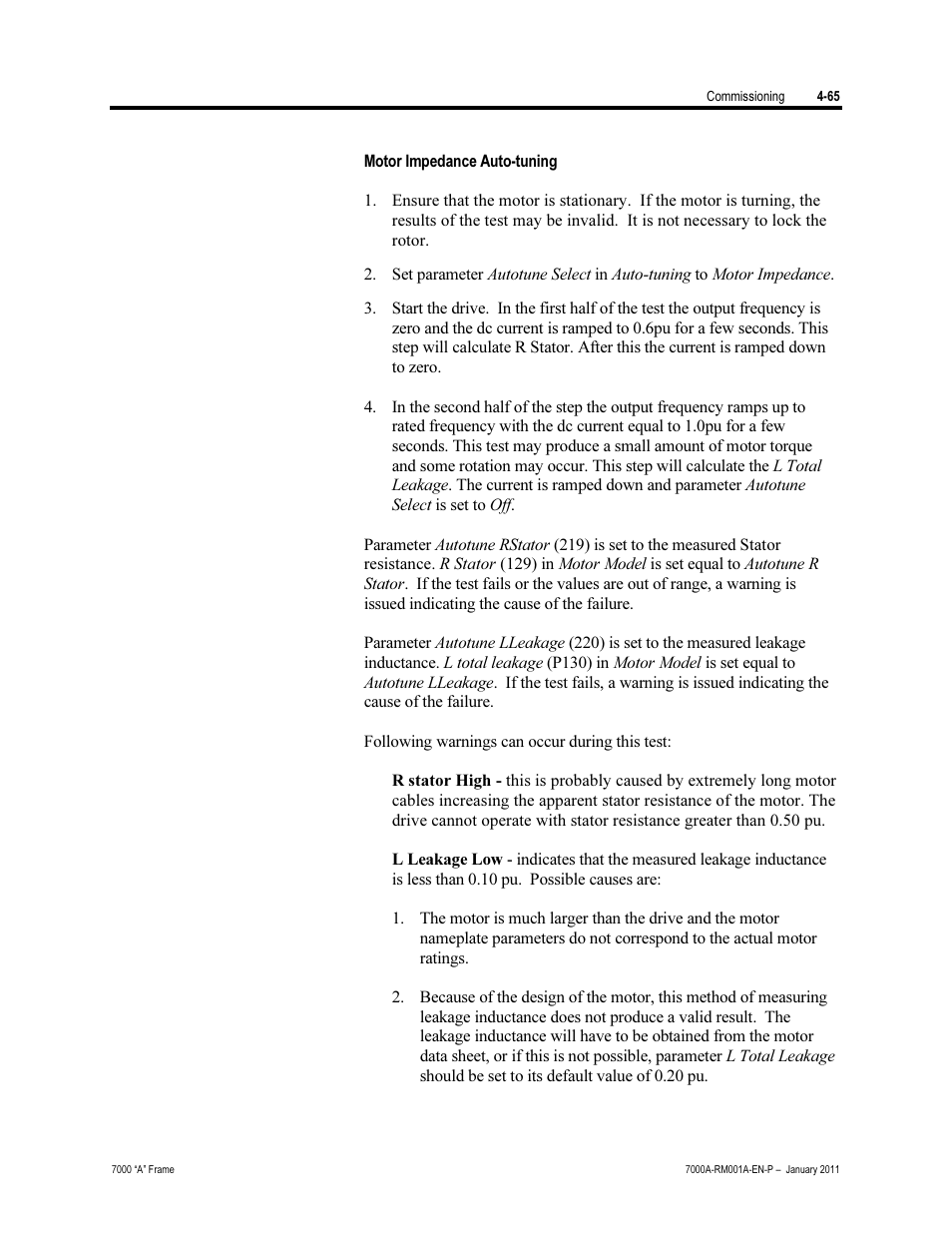 Rockwell Automation 7000A PowerFlex Medium Voltage AC Drive - Air-Cooled (A Frame) User Manual | Page 219 / 412