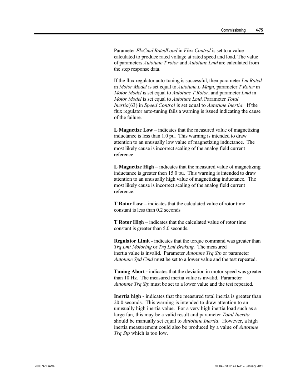 Rockwell Automation 7000A PowerFlex Medium Voltage AC Drive - Air-Cooled (A Frame) User Manual | Page 229 / 412