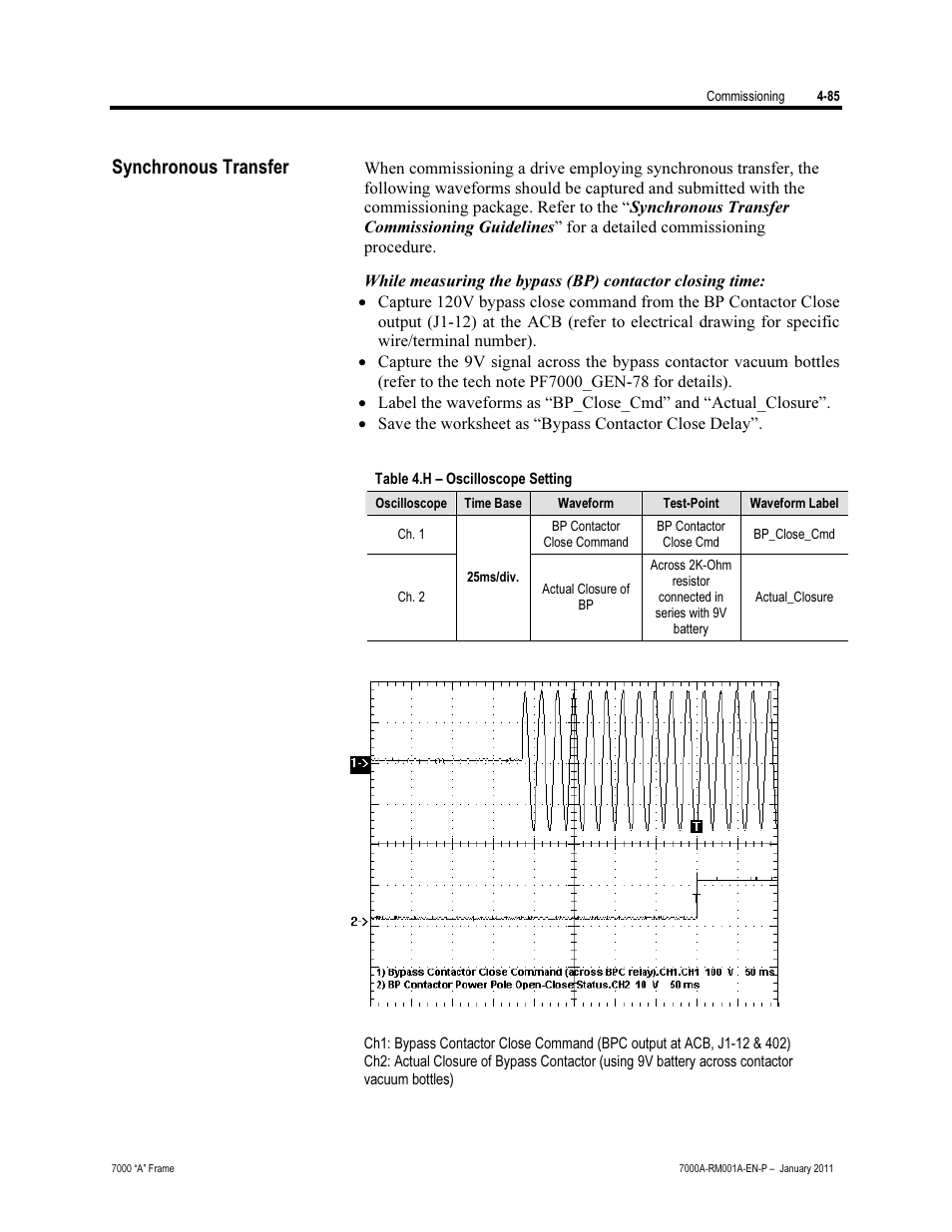 Synchronous transfer | Rockwell Automation 7000A PowerFlex Medium Voltage AC Drive - Air-Cooled (A Frame) User Manual | Page 239 / 412