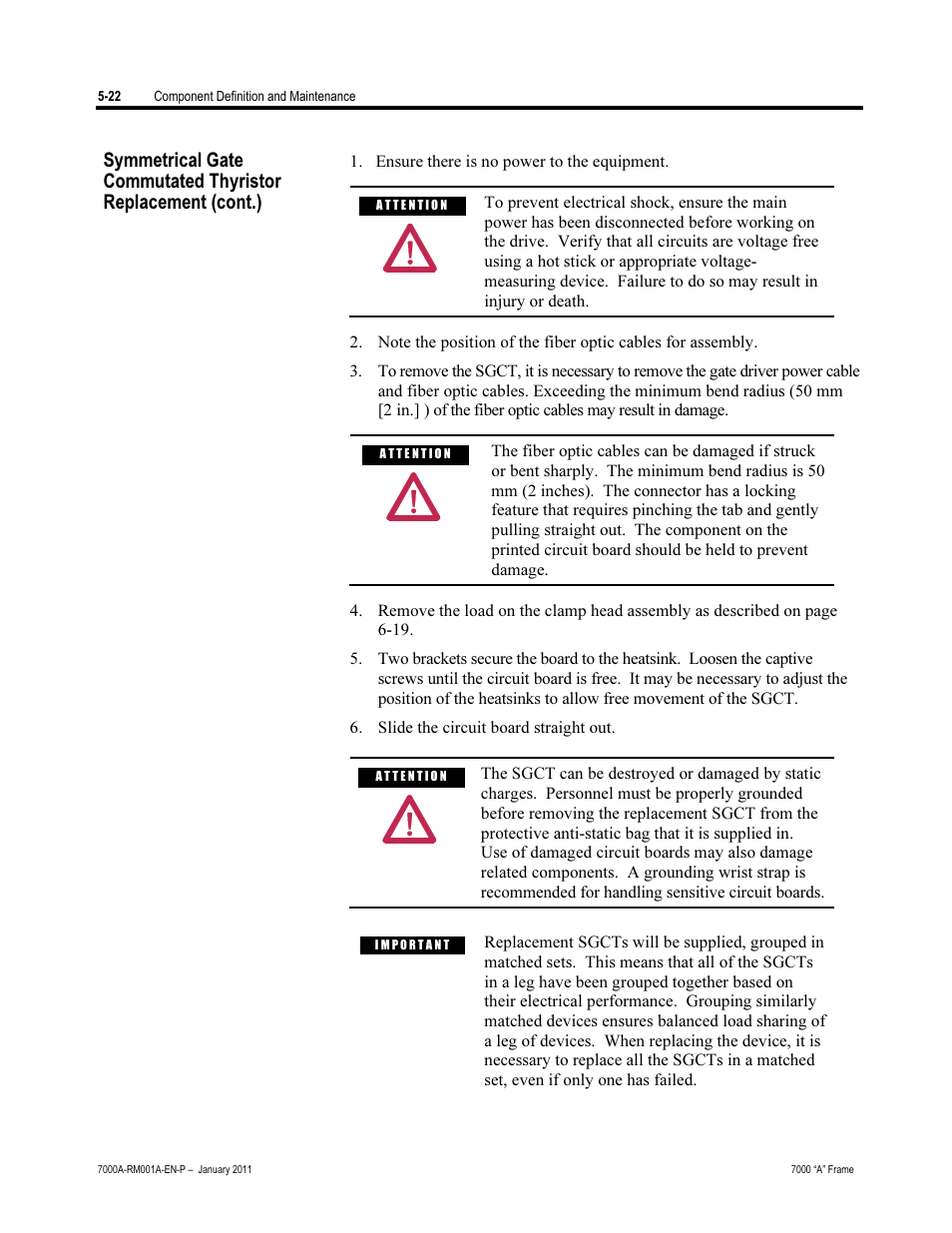 Rockwell Automation 7000A PowerFlex Medium Voltage AC Drive - Air-Cooled (A Frame) User Manual | Page 264 / 412