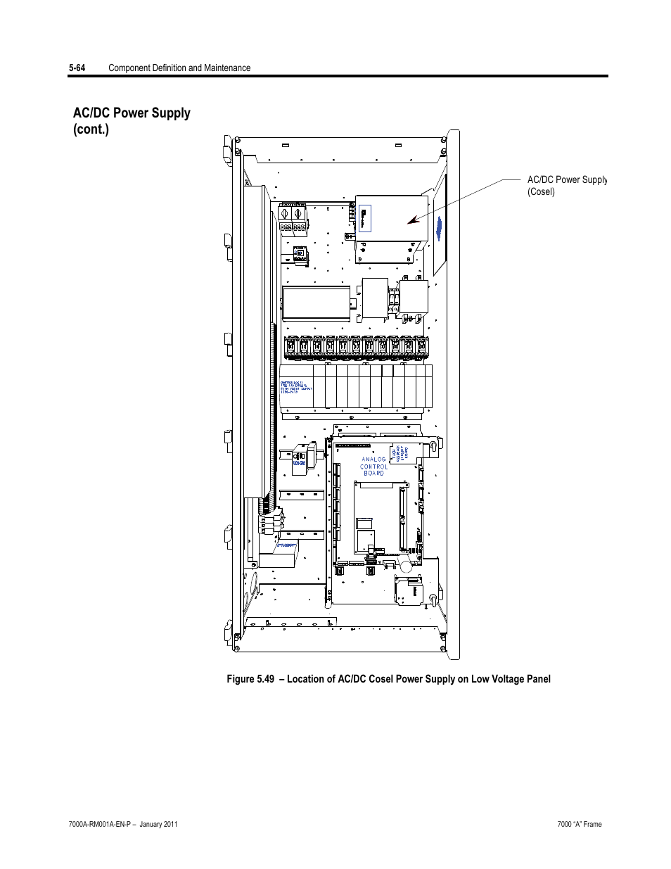 Ac/dc power supply (cont.) | Rockwell Automation 7000A PowerFlex Medium Voltage AC Drive - Air-Cooled (A Frame) User Manual | Page 306 / 412