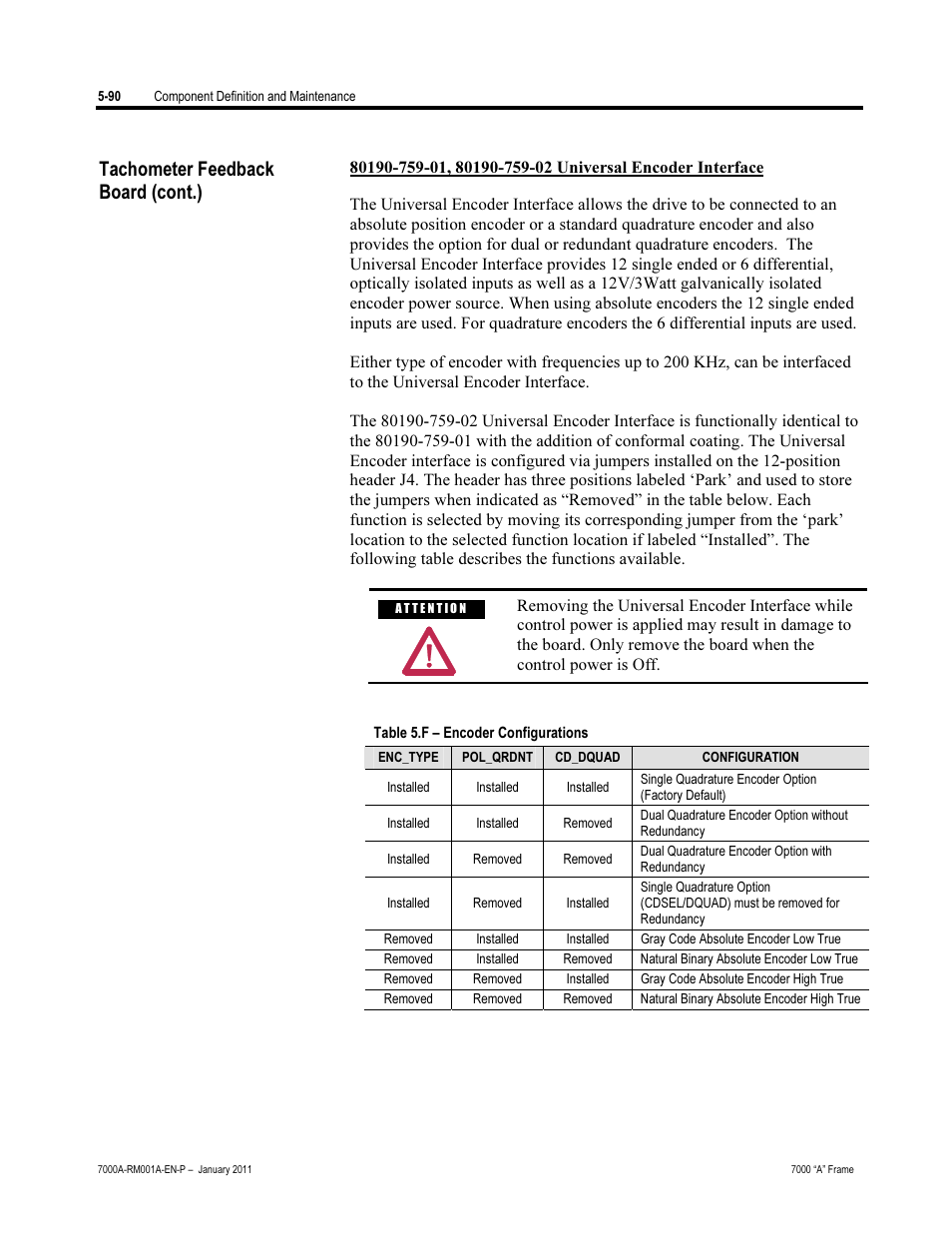 Tachometer feedback board (cont.) | Rockwell Automation 7000A PowerFlex Medium Voltage AC Drive - Air-Cooled (A Frame) User Manual | Page 332 / 412