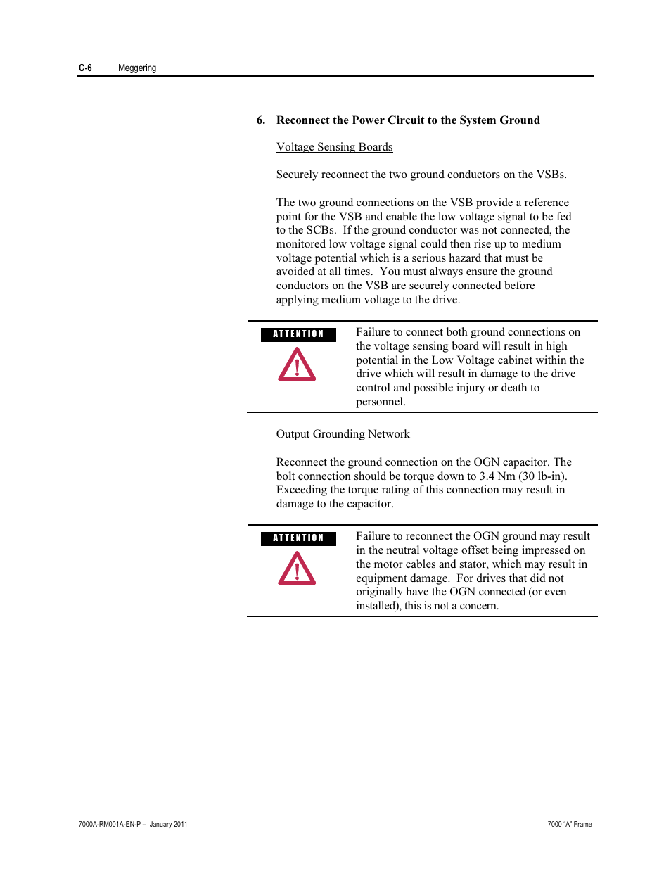 Rockwell Automation 7000A PowerFlex Medium Voltage AC Drive - Air-Cooled (A Frame) User Manual | Page 390 / 412