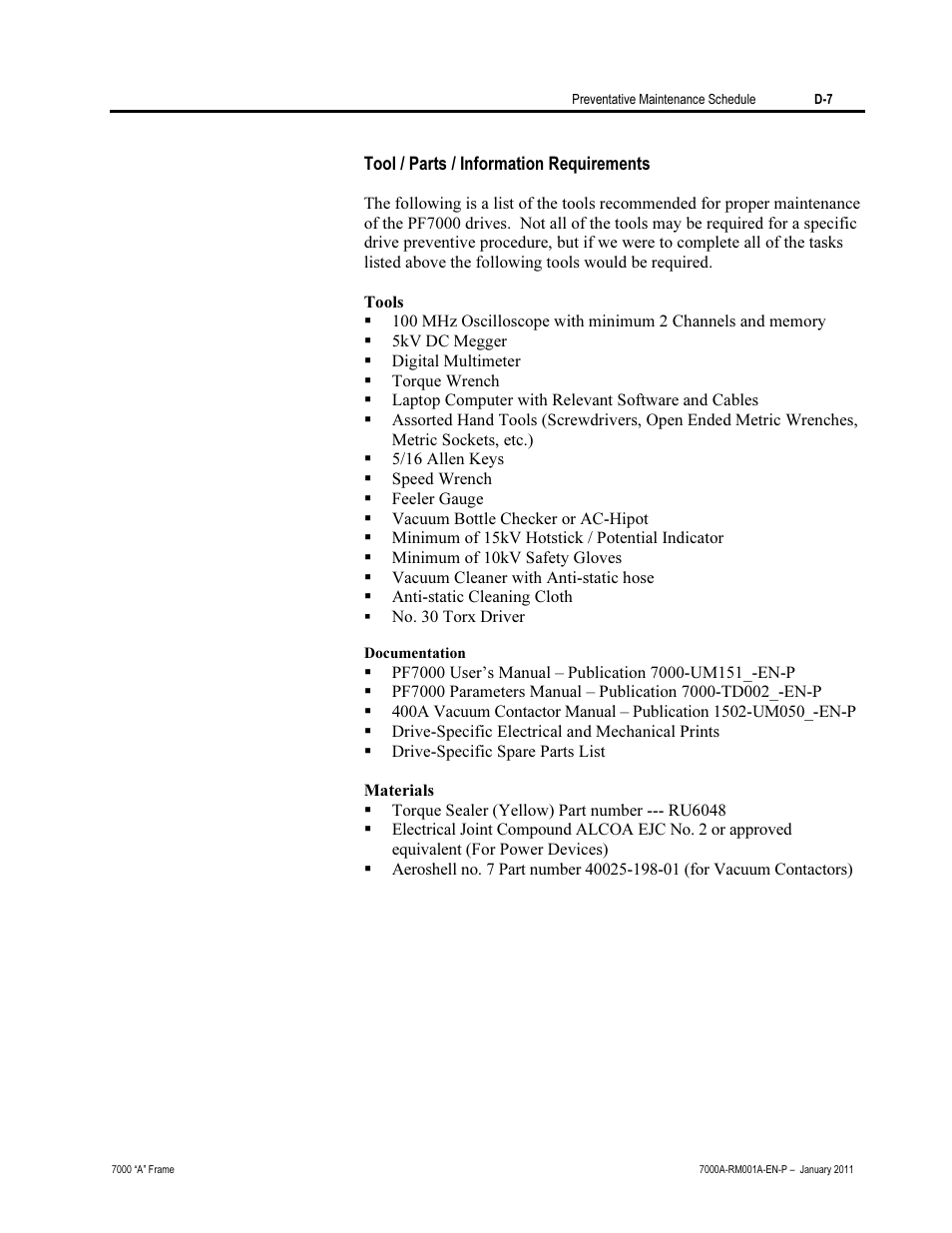 Rockwell Automation 7000A PowerFlex Medium Voltage AC Drive - Air-Cooled (A Frame) User Manual | Page 397 / 412