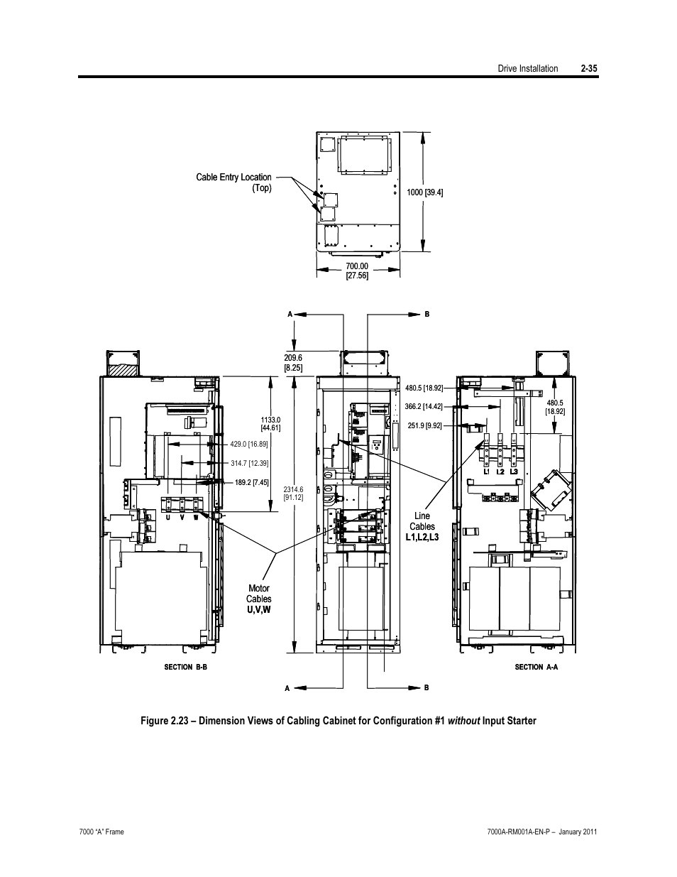 Rockwell Automation 7000A PowerFlex Medium Voltage AC Drive - Air-Cooled (A Frame) User Manual | Page 65 / 412