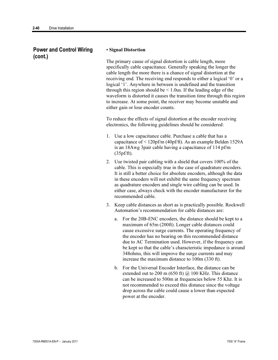 Power and control wiring (cont.) | Rockwell Automation 7000A PowerFlex Medium Voltage AC Drive - Air-Cooled (A Frame) User Manual | Page 70 / 412