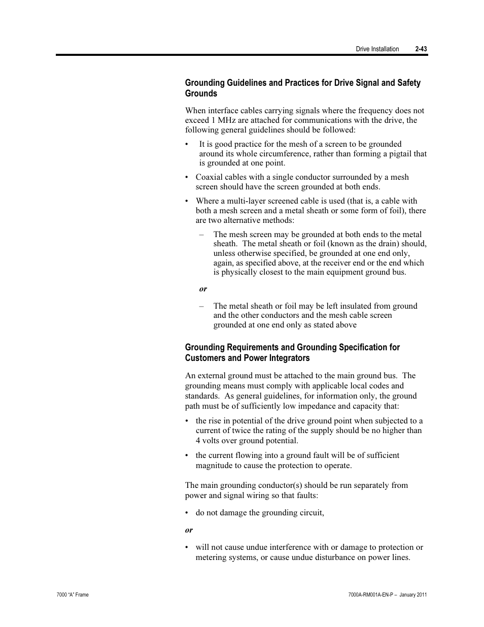 Rockwell Automation 7000A PowerFlex Medium Voltage AC Drive - Air-Cooled (A Frame) User Manual | Page 73 / 412