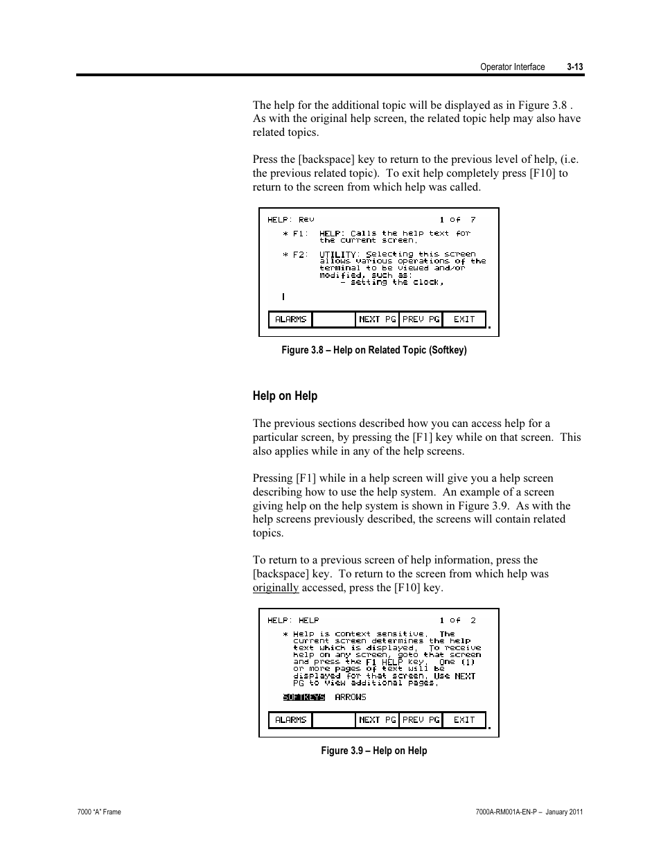 Help on help | Rockwell Automation 7000A PowerFlex Medium Voltage AC Drive - Air-Cooled (A Frame) User Manual | Page 87 / 412