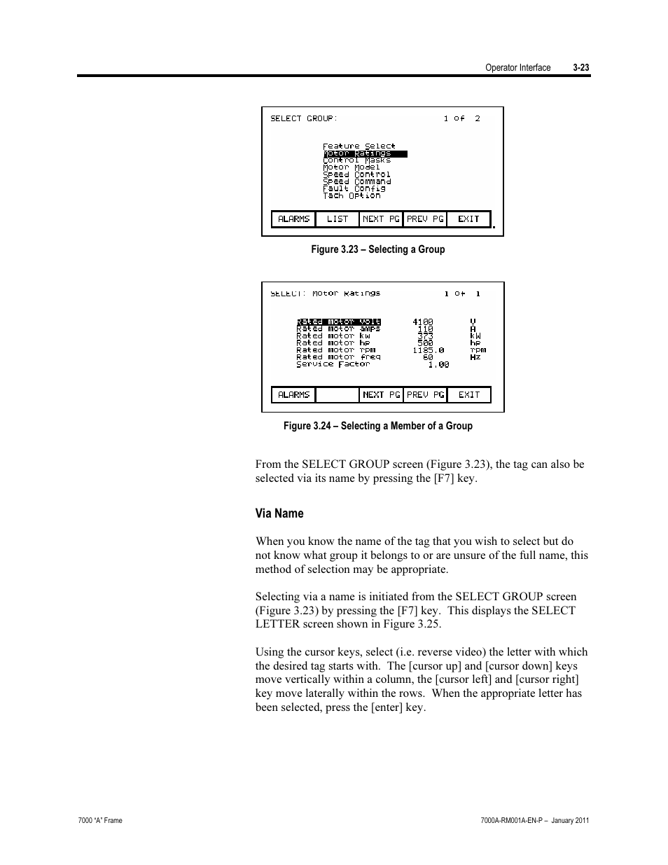 Via name | Rockwell Automation 7000A PowerFlex Medium Voltage AC Drive - Air-Cooled (A Frame) User Manual | Page 97 / 412