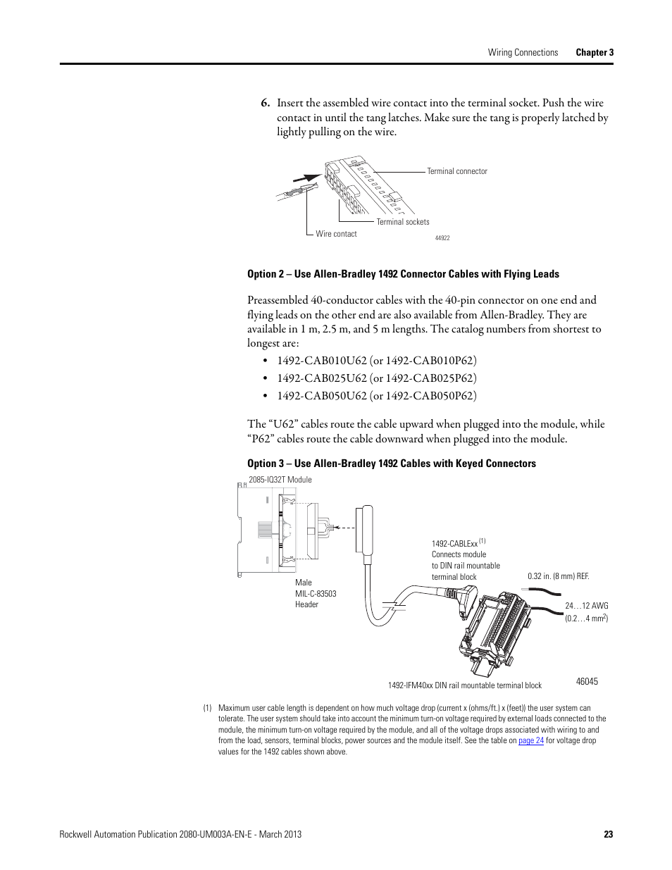 Rockwell Automation 2085 Micro800 Discrete and Analog Expansion I/O Modules User Manual | Page 31 / 78
