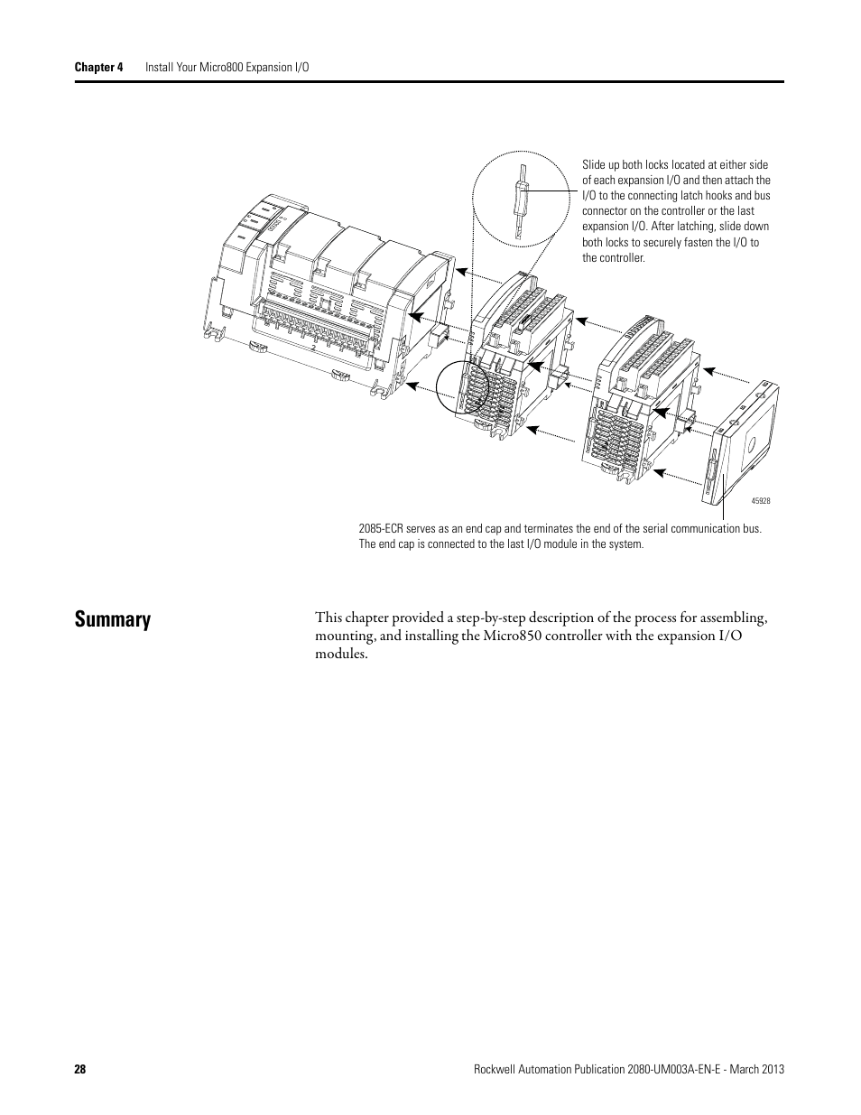 Summary | Rockwell Automation 2085 Micro800 Discrete and Analog Expansion I/O Modules User Manual | Page 36 / 78