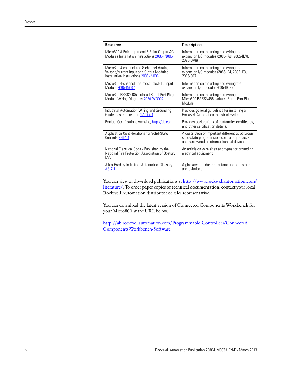 Rockwell Automation 2085 Micro800 Discrete and Analog Expansion I/O Modules User Manual | Page 4 / 78