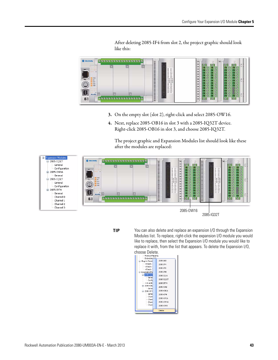 Rockwell Automation 2085 Micro800 Discrete and Analog Expansion I/O Modules User Manual | Page 51 / 78