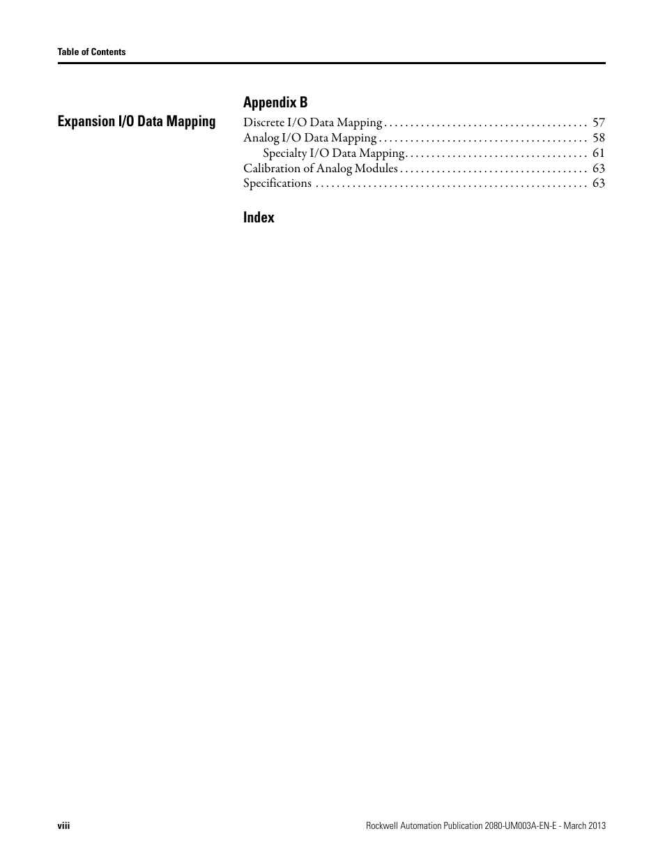 Rockwell Automation 2085 Micro800 Discrete and Analog Expansion I/O Modules User Manual | Page 8 / 78
