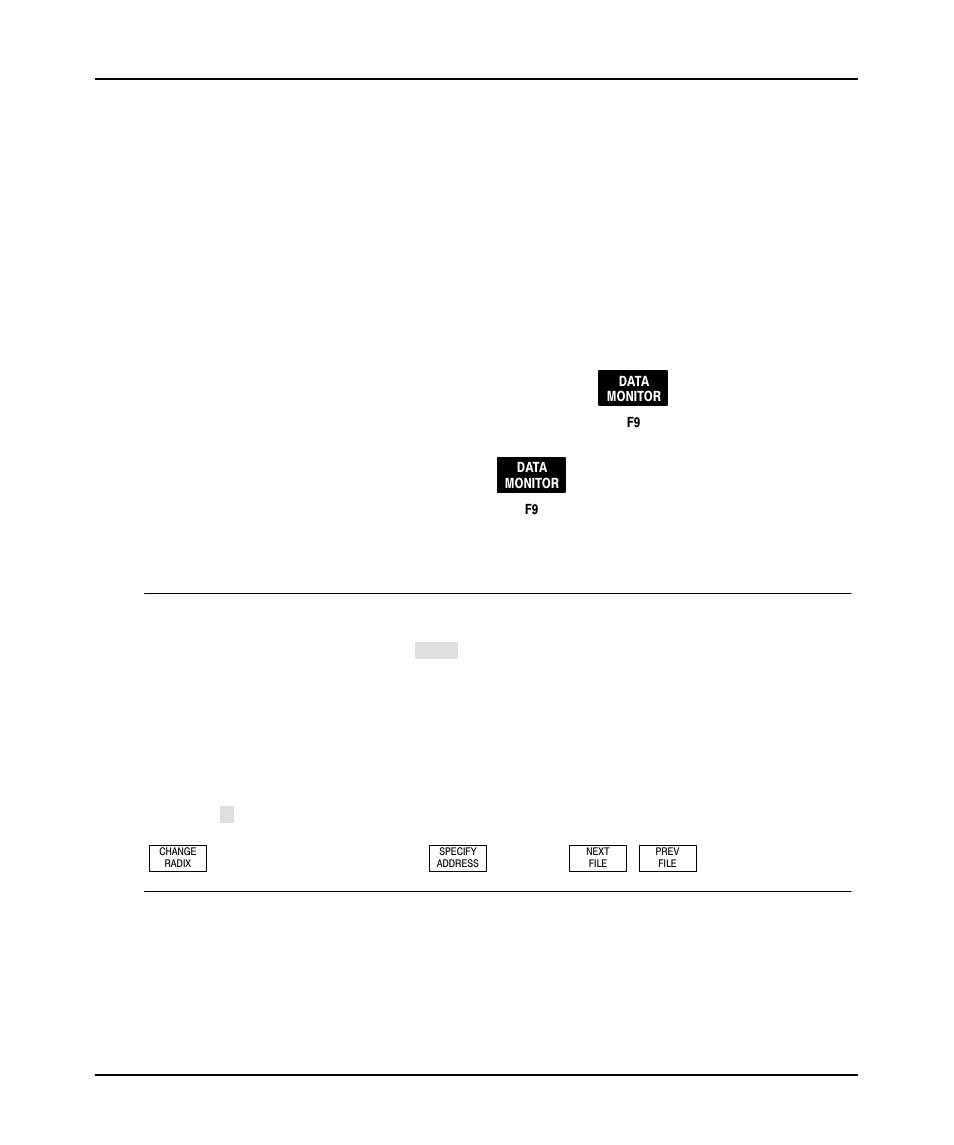 Changing the radix, Offline config, Binary | Decimal – default radix for global status file, Hex/bcd, Ascii 1. from the program directory display, press | Rockwell Automation 9323-PA1E USER MANUAL APS 6.0 User Manual | Page 304 / 424