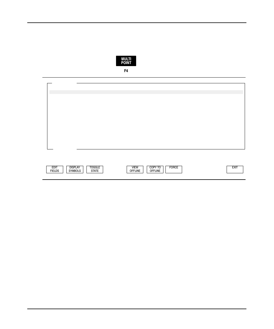 The multi-point list menu, 18œ3, Offline config | The following screen appears | Rockwell Automation 9323-PA1E USER MANUAL APS 6.0 User Manual | Page 348 / 424