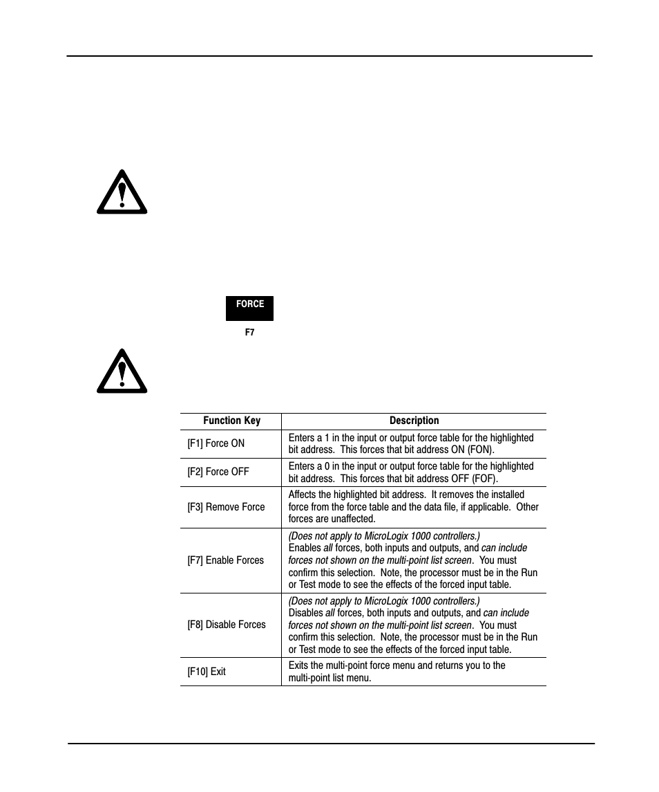 The multi-point force menu, 18œ6, Preface | Offline config | Rockwell Automation 9323-PA1E USER MANUAL APS 6.0 User Manual | Page 351 / 424