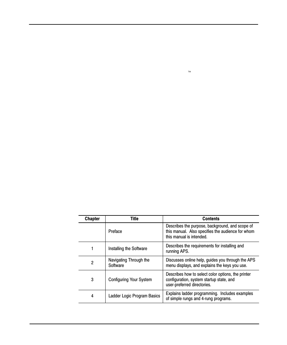 Who should use this manual, Purpose of this manual, Preface | Contents of this manual | Rockwell Automation 9323-PA1E USER MANUAL APS 6.0 User Manual | Page 4 / 424