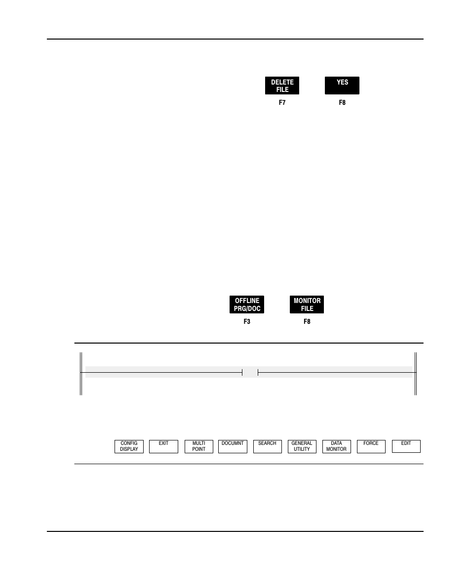 Editing ladder program files, Deleting a program file (slc 500 processors only), Offline config | Rung operations | Rockwell Automation 9323-PA1E USER MANUAL APS 6.0 User Manual | Page 96 / 424