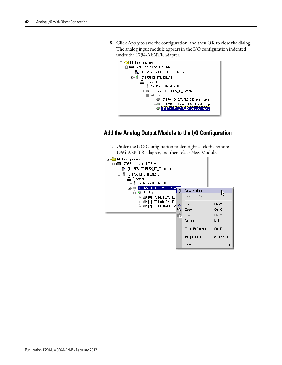 Rockwell Automation 1794-AENTR_AENTRXT FLEX I/O Dual Port EtherNet/IP Adapter Modules User Manual | Page 50 / 88