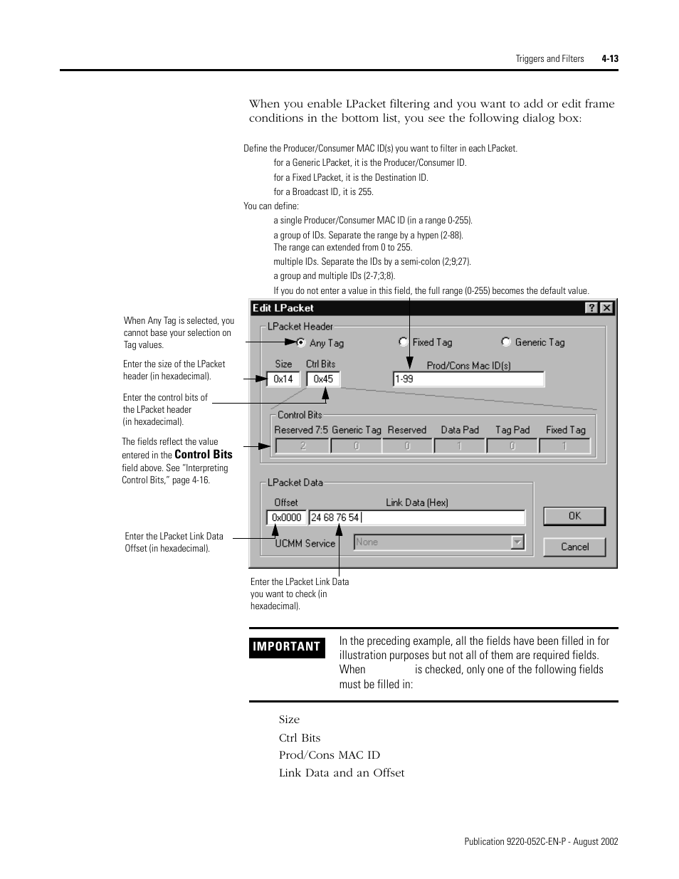 Rockwell Automation 9220-WINTA ControlNet Traffic Analyzer Reference Manual User Manual | Page 47 / 96