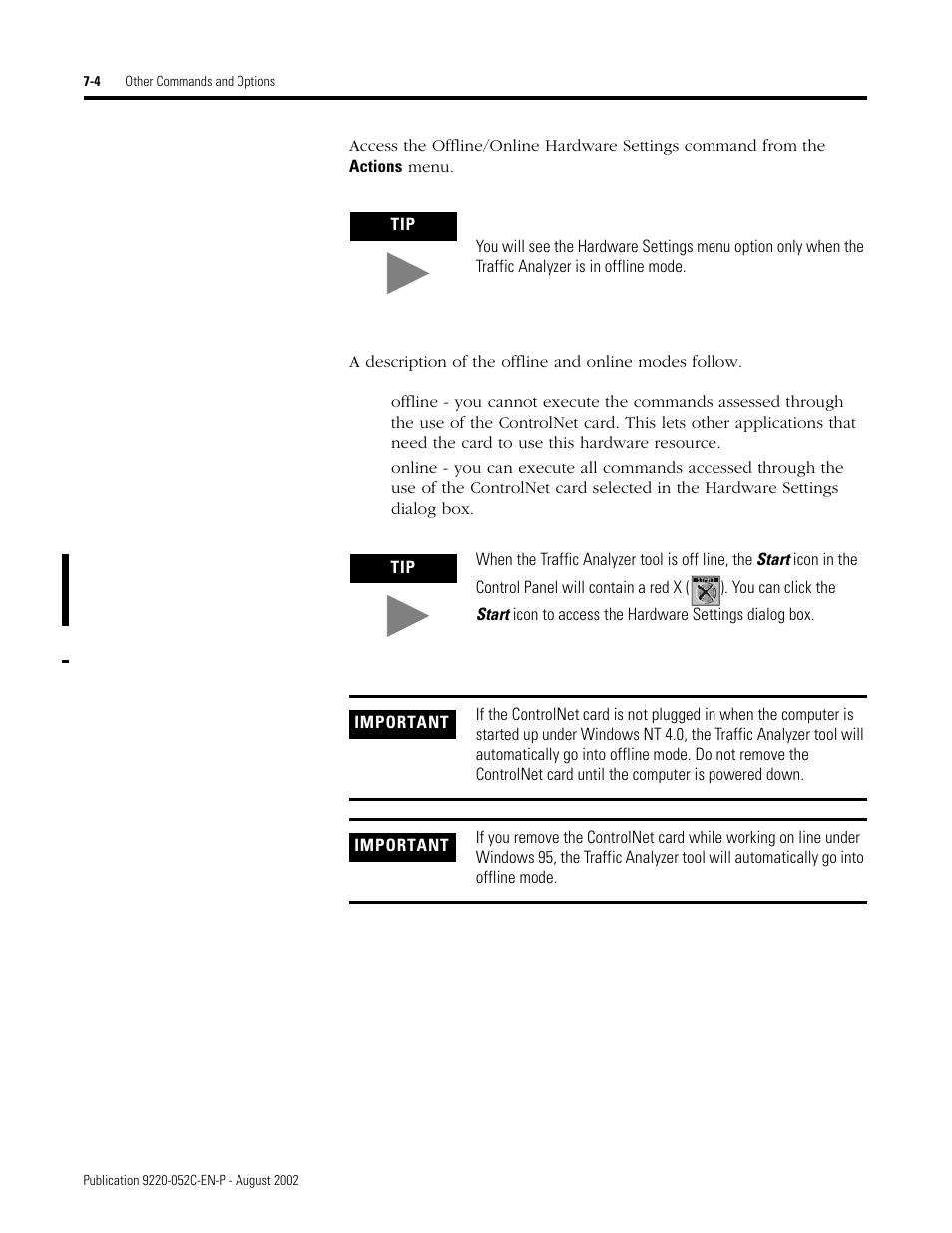 Rockwell Automation 9220-WINTA ControlNet Traffic Analyzer Reference Manual User Manual | Page 68 / 96