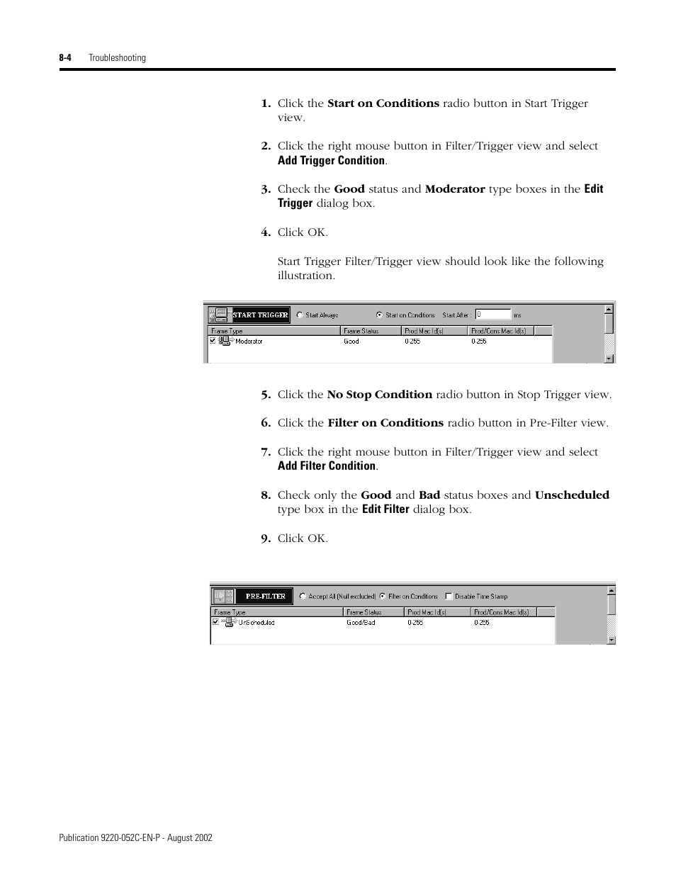 Rockwell Automation 9220-WINTA ControlNet Traffic Analyzer Reference Manual User Manual | Page 80 / 96