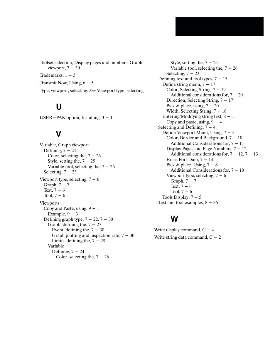 Rockwell Automation 5370-CUPK Color CVIM USER-PAK Option User Manual | Page 159 / 160
