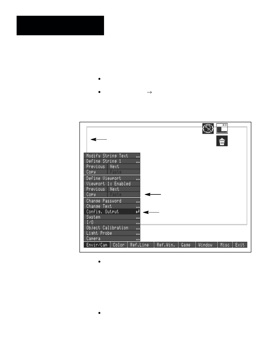 Initial setup: selecting and defining the viewport | Rockwell Automation 5370-CUPK Color CVIM USER-PAK Option User Manual | Page 63 / 160